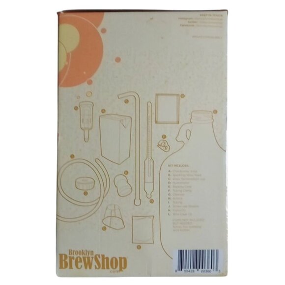 Brooklyn Brew Shop Bubbly Sparkling Wine Making Kit Makes 5 Bottles - Picture 2 of 4